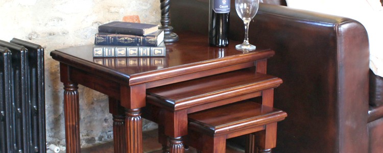 Dark Wood Nest of Tables